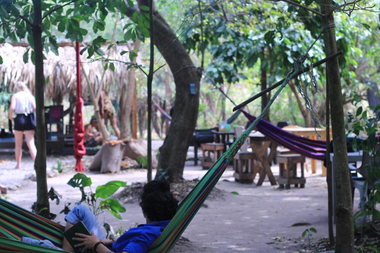 La Aldea Hostel, Camping Y Hamacas Паломино Екстериор снимка